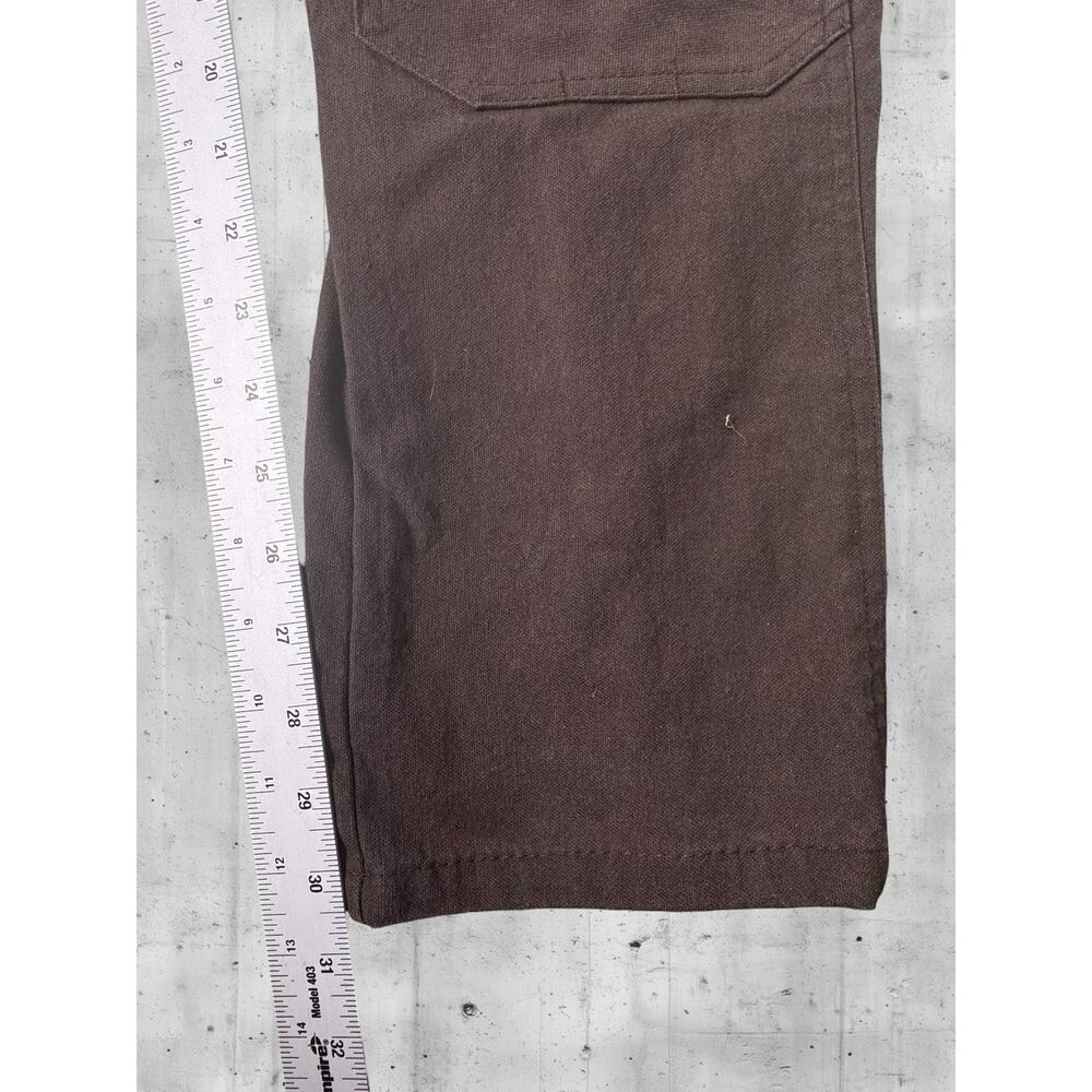 1620 Workwear Double Knee Pants Mens 34x30 Brown Utility USA Made Durable - Picture 3 of 12